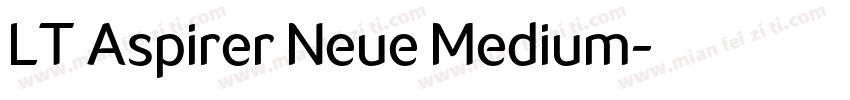 LT Aspirer Neue Medium字体转换